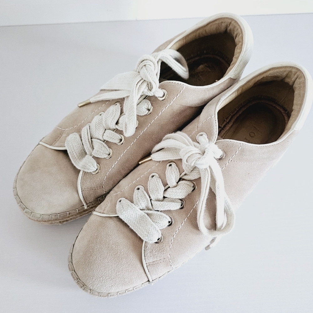 Joie Dabna Suede Platform Espadrille Wedge Sneaker Women's Size 39 - Picture 3 of 15